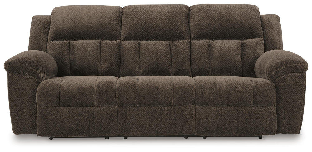 Frohn Reclining Sofa - Dark Brown (4)