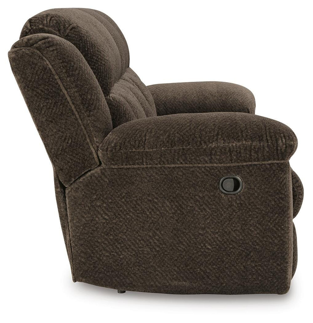 Frohn Reclining Sofa - Dark Brown (5)
