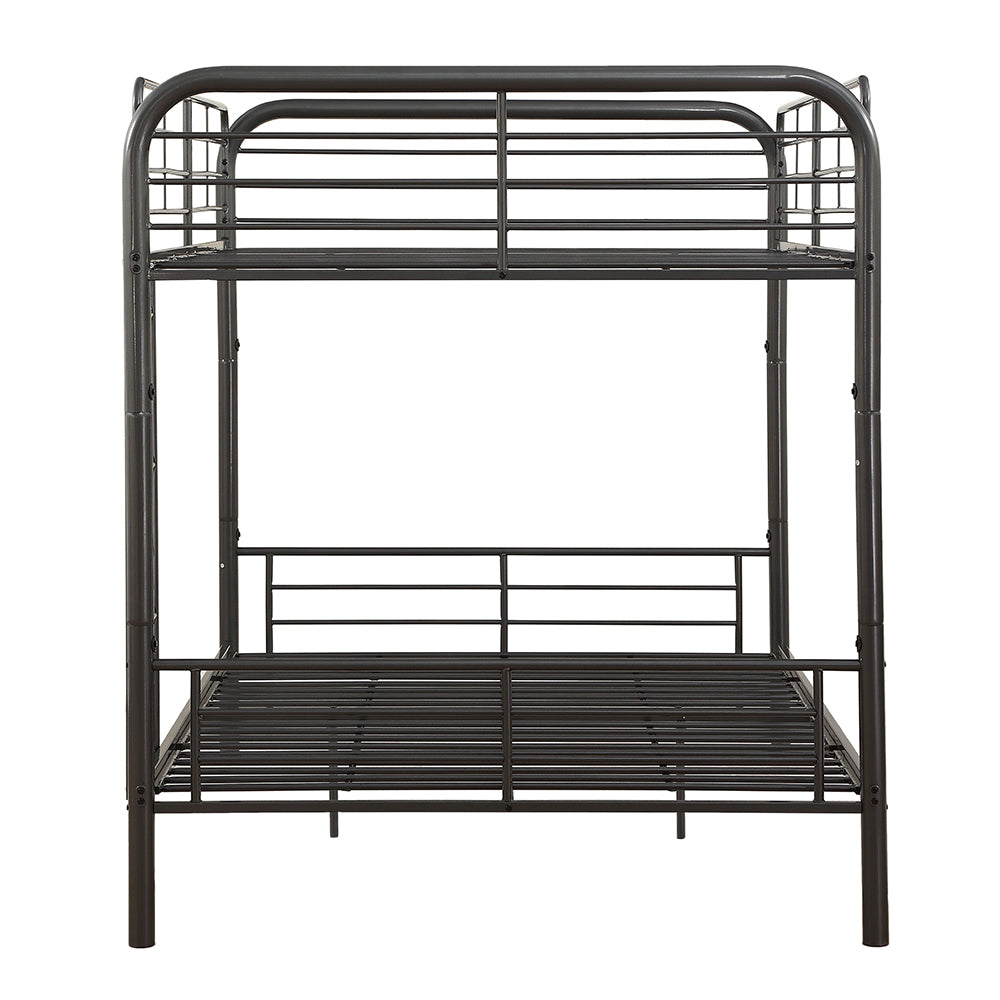 Bristol Full over Full Bunk Bed - Gunmetal