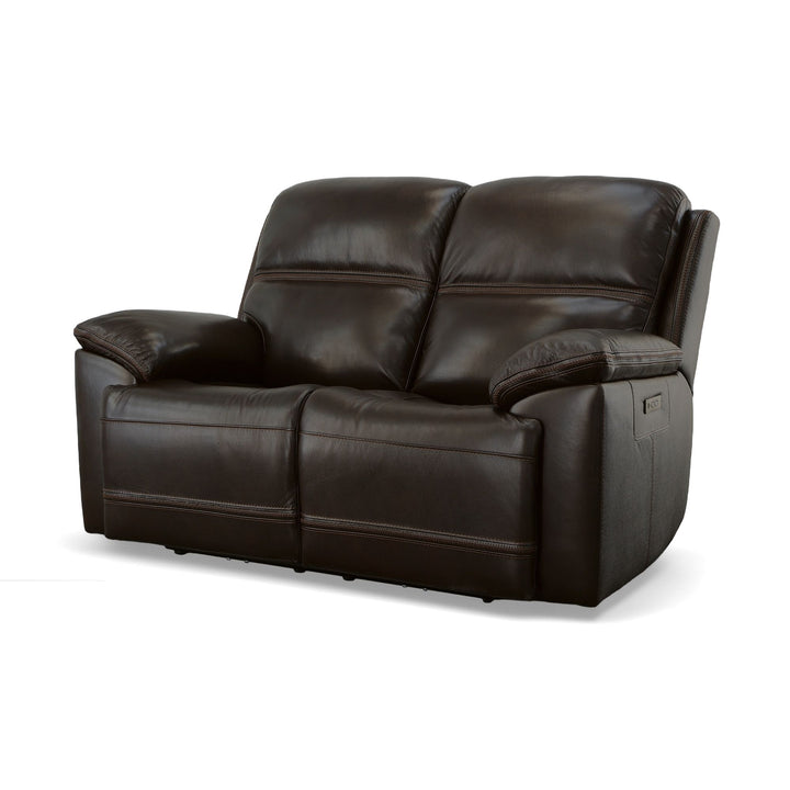 Jackson Power Reclining Loveseat With Power Headrests Dark Brown