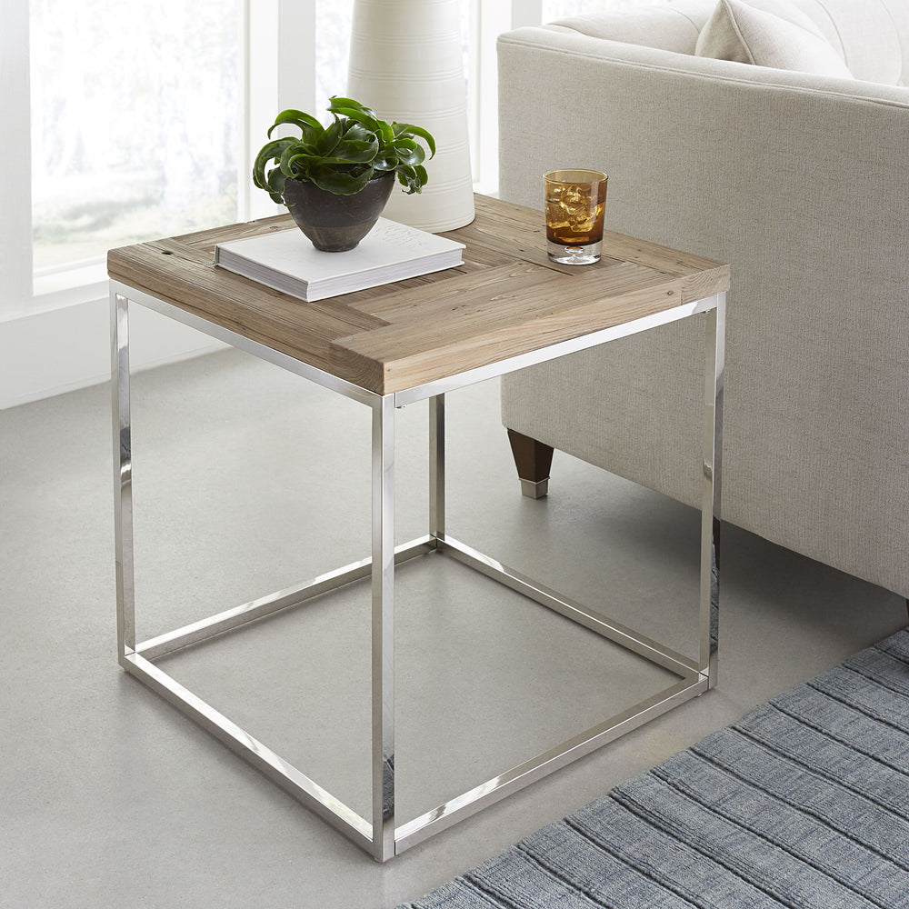 Modus Furniture 6Jc222 Ace Reclaimed Wood End Table