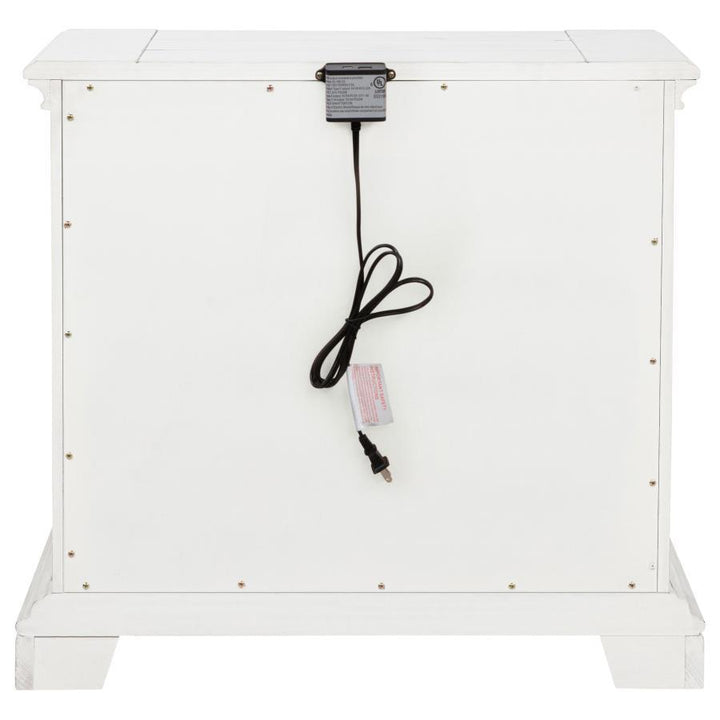 Mckinney - 2-Drawer Nightstand With Dual USB - Vintage White