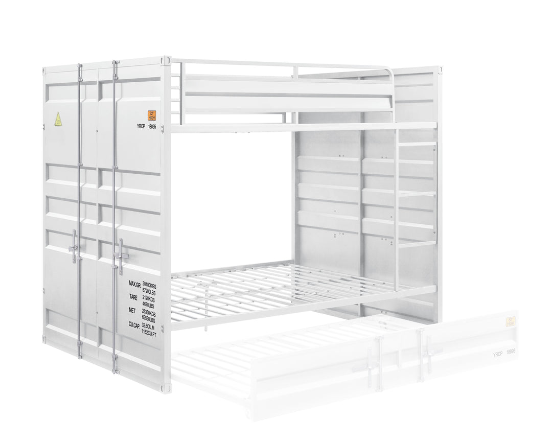 Cargo Full/Full Bunk Bed in White