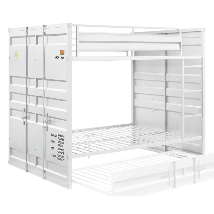 Cargo Full/Full Bunk Bed in White
