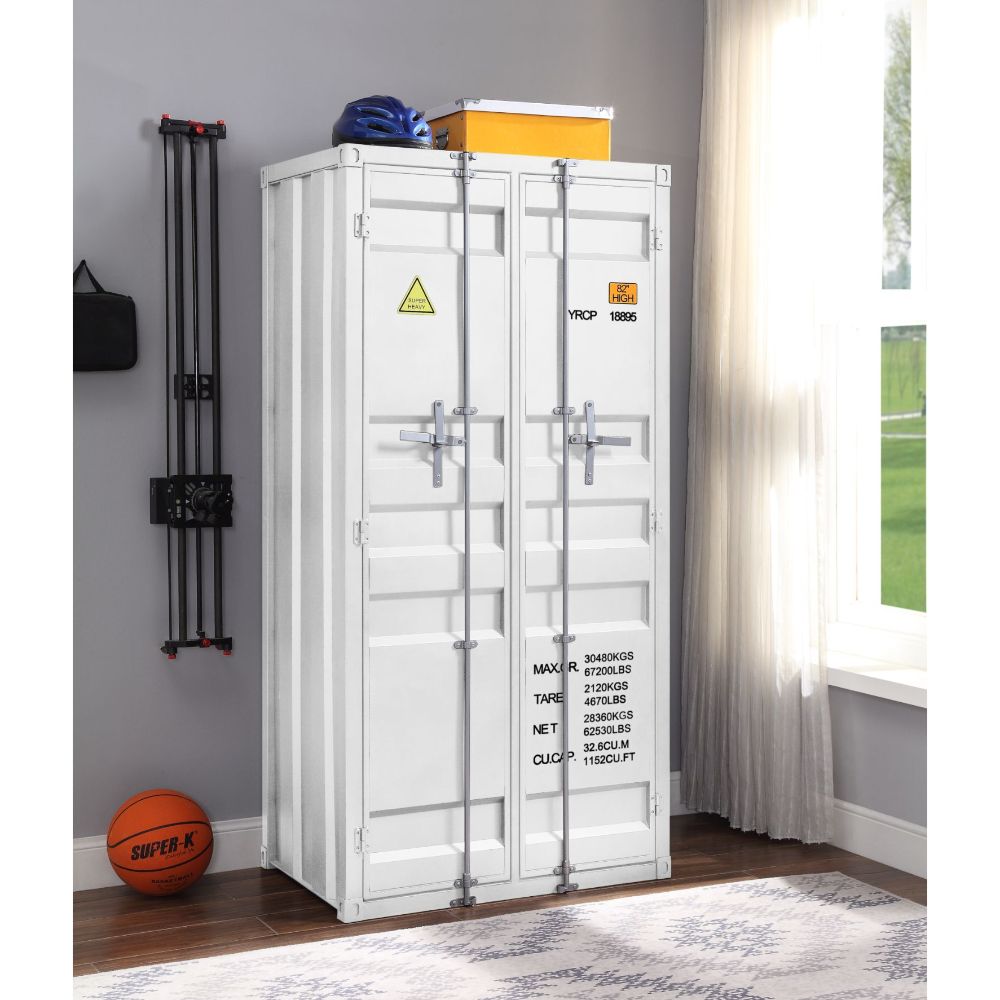 Cargo Wardrobe in White