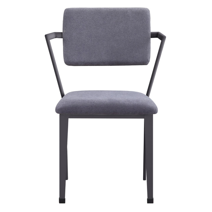 Cargo Office Chair in Gray Fabric &amp; Gunmetal