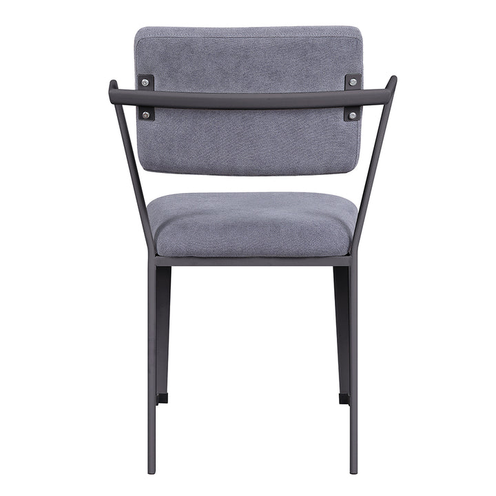 Cargo Office Chair in Gray Fabric &amp; Gunmetal