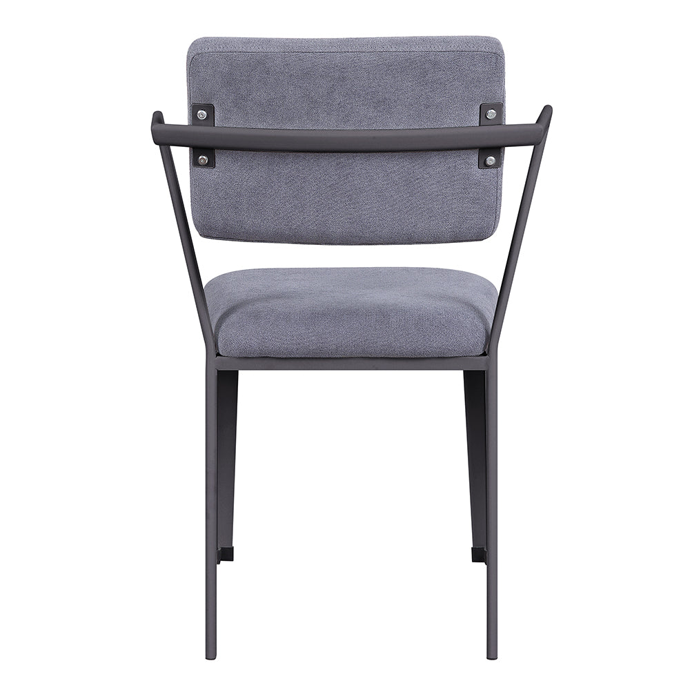 Cargo Office Chair in Gray Fabric & Gunmetal
