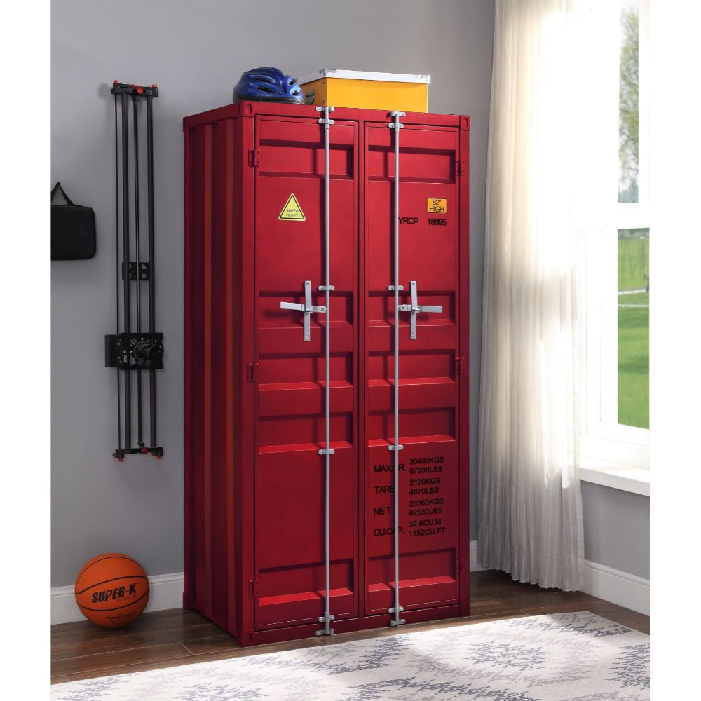Cargo Wardrobe in Red