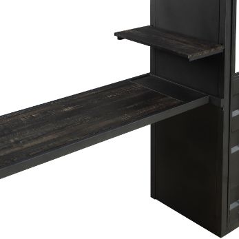Cargo Twin Loft Bed with Desk & Wardrobe