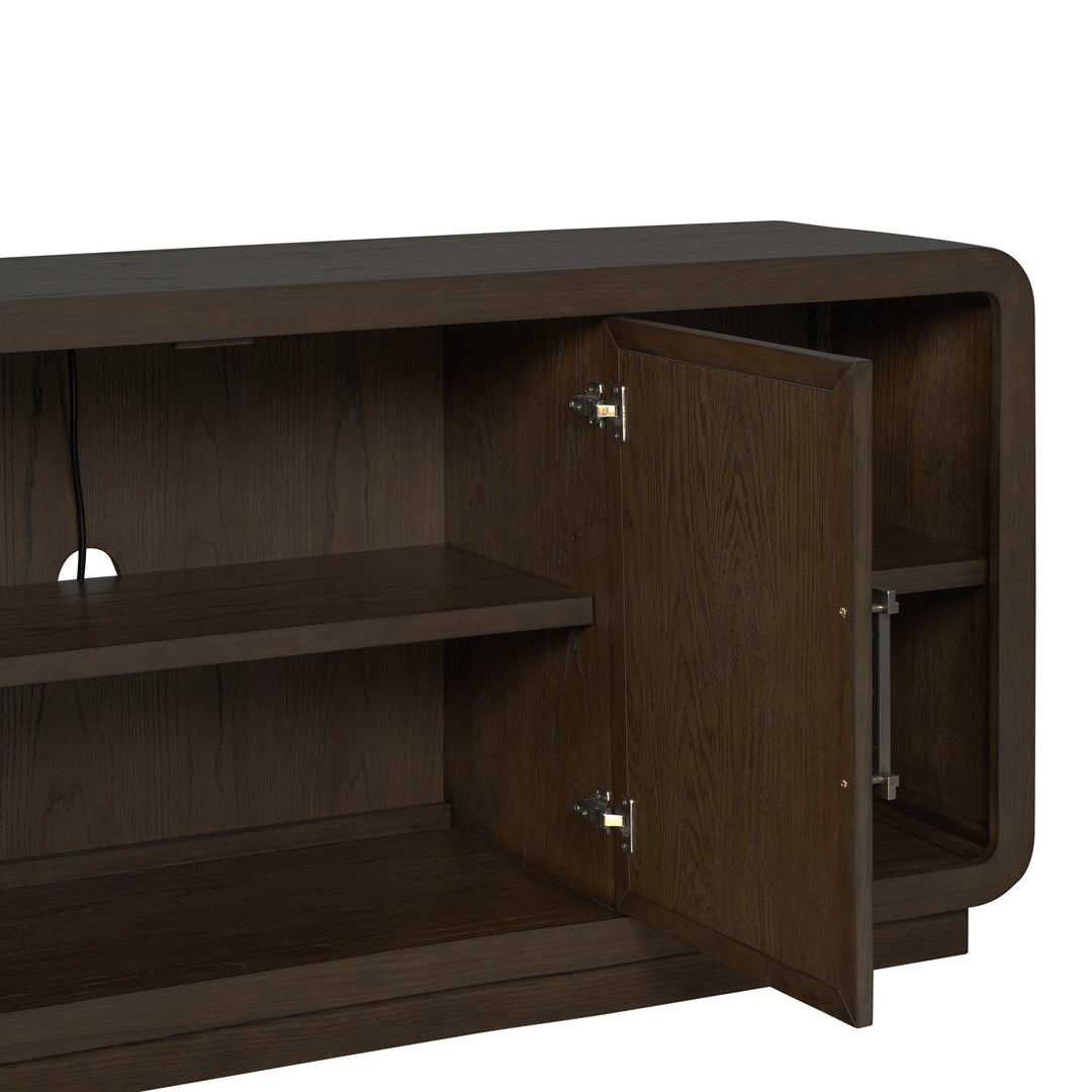 Flexsteel W1013-06 Athens  Entertainment Base  Dark Brown