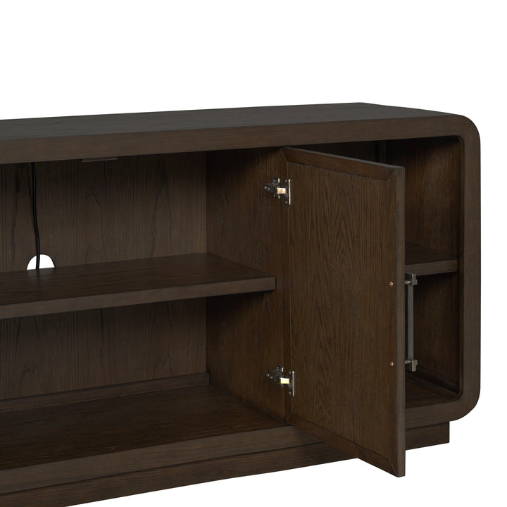 Flexsteel W1013-06 Athens  Entertainment Base  Dark Brown