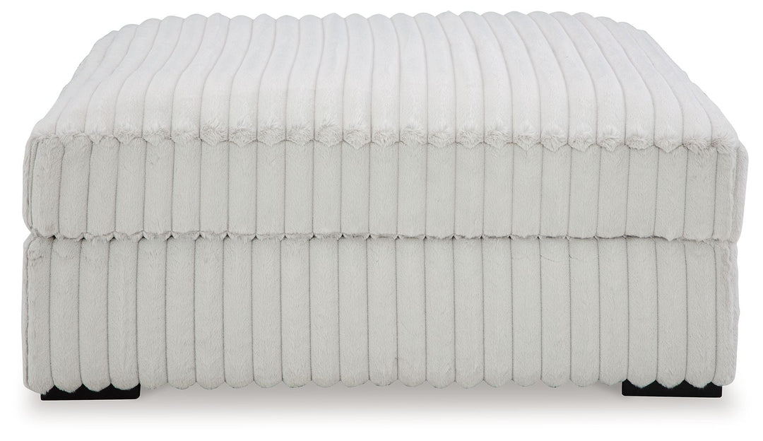 Stupendous - Oversized Accent Ottoman - Alloy