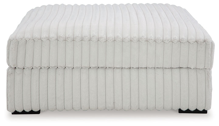 Stupendous - Oversized Accent Ottoman - Alloy