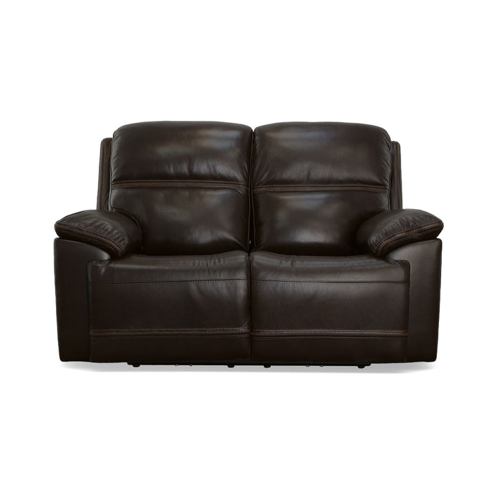 Jackson Power Reclining Loveseat With Power Headrests Dark Brown