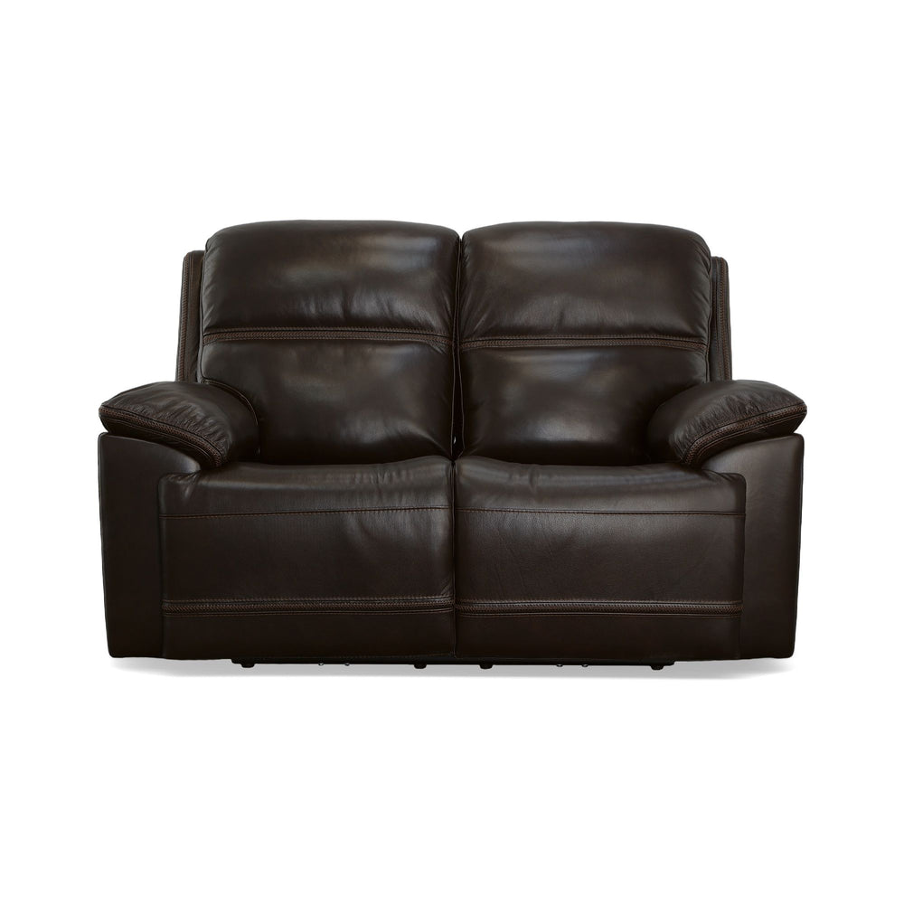 Jackson Power Reclining Loveseat With Power Headrests Dark Brown