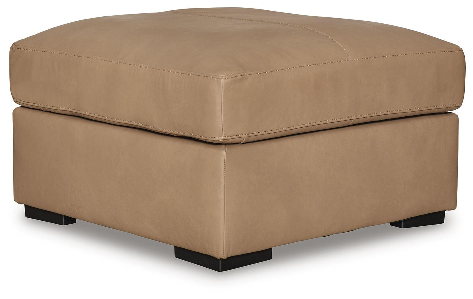 Bandon Oversized Accent Ottoman - Light Brown (1)