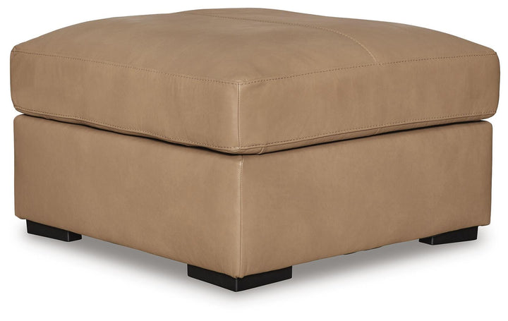 Bandon Oversized Accent Ottoman - Light Brown (1)