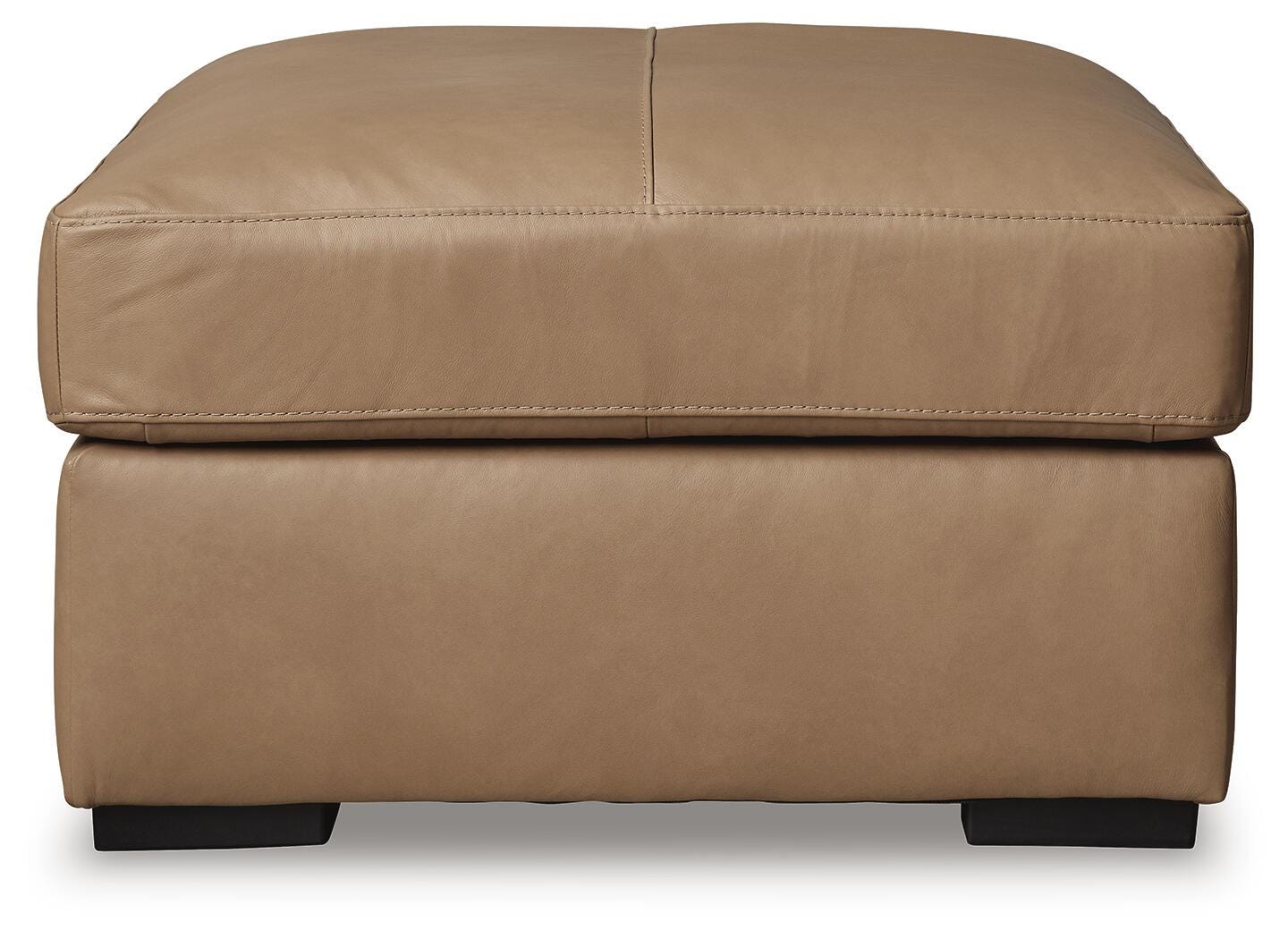 Bandon Oversized Accent Ottoman - Light Brown (3)