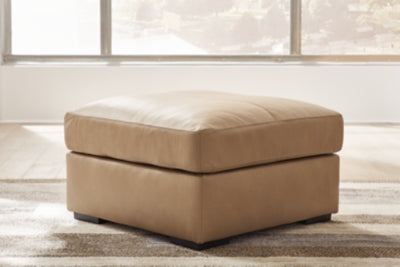 Bandon Oversized Accent Ottoman - Light Brown | Ashley Furniture