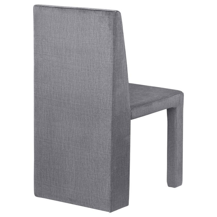 Tordera - Velvet Upholstered Dining Side Chair  - Gray