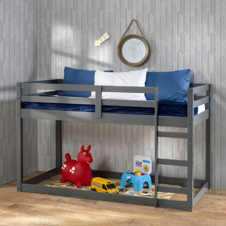 Gaston Twin Loft Bed - Gray