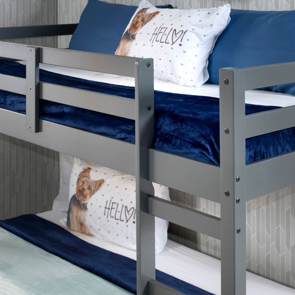 Gaston Twin Loft Bed - Gray