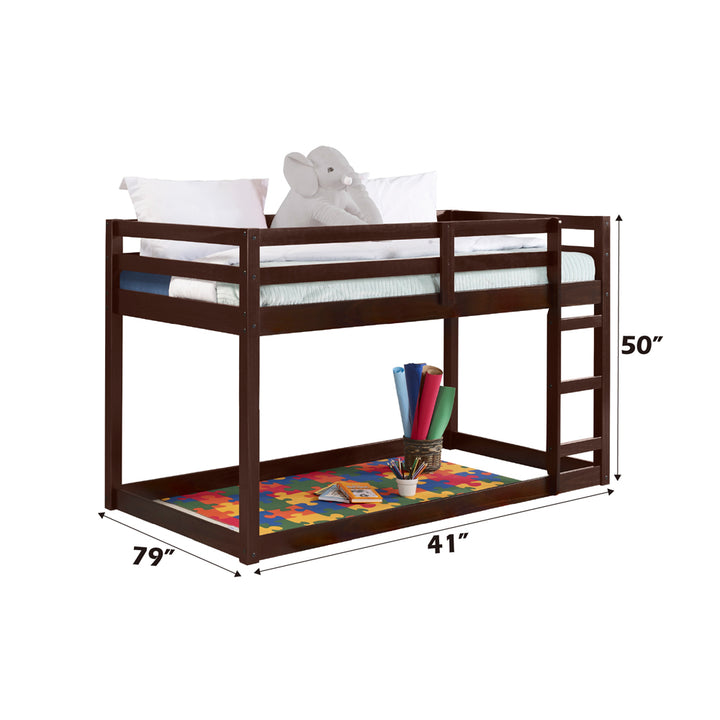 Gaston Twin Loft Bed - Espresso
