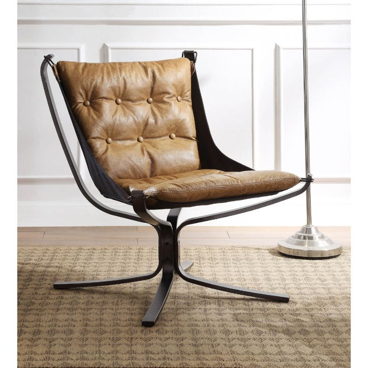 Carney - Accent Chair - Coffee Top Grain Leather
