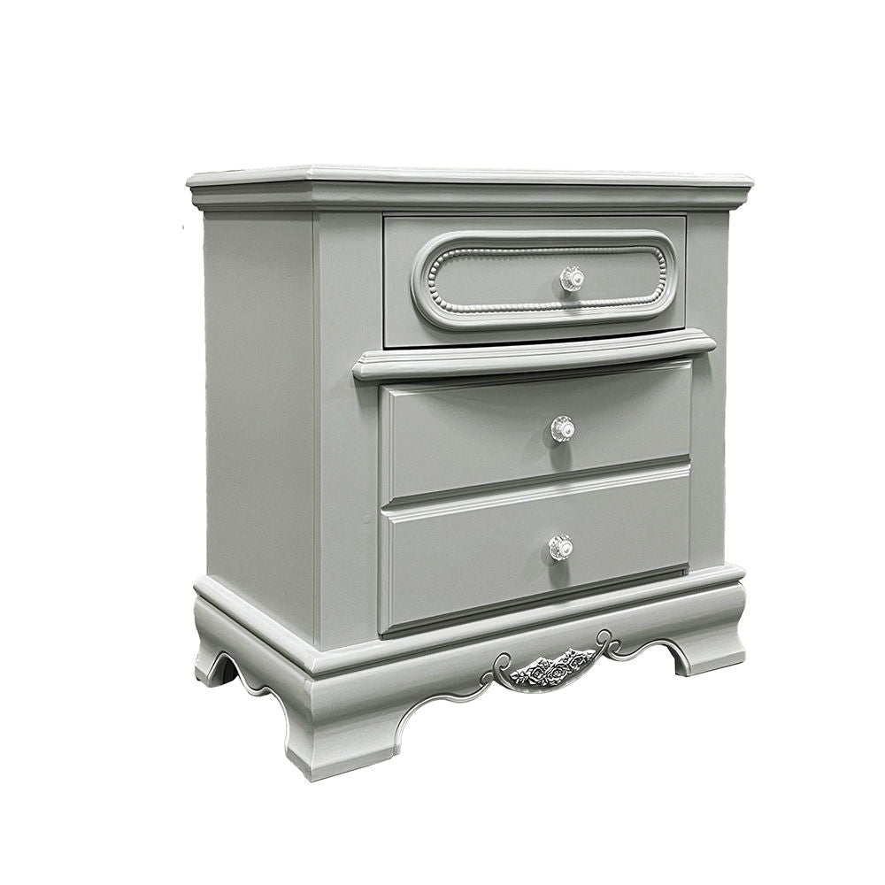 Flora - Nightstand - Gray