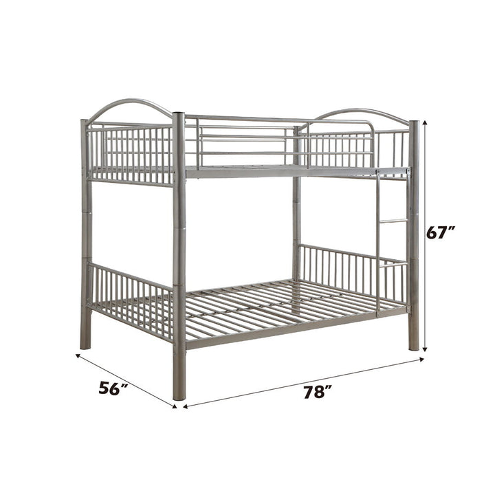 Cayelynn - Full Over Full Bunk Bed - Silver