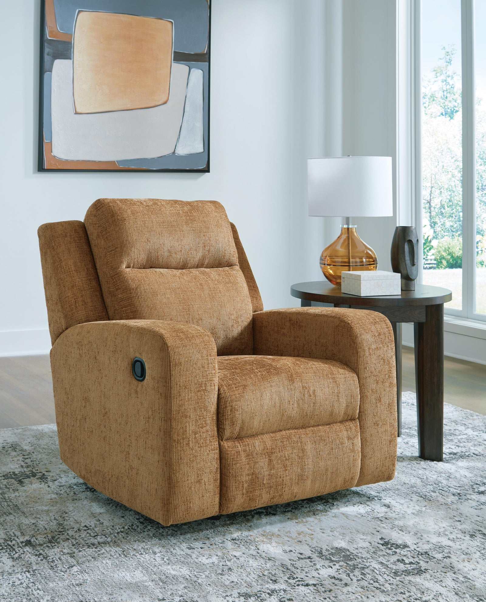 Kanlow Recliner - Light Brown (2)