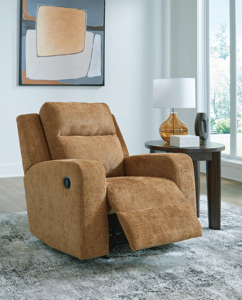 Kanlow Recliner - Light Brown (8)