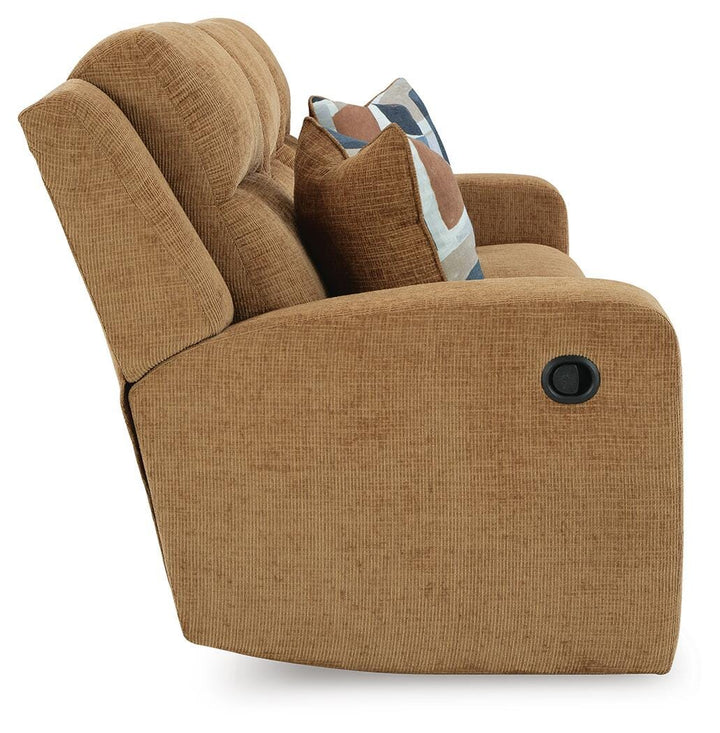 Kanlow Reclining Sofa - Light Brown (5)