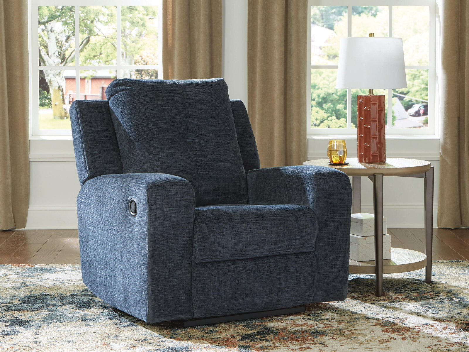 Danum Recliner - Blue (2)