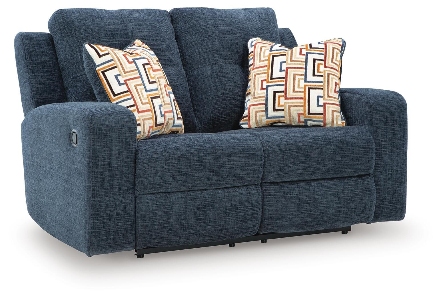 Danum Reclining Loveseat - Blue (1)