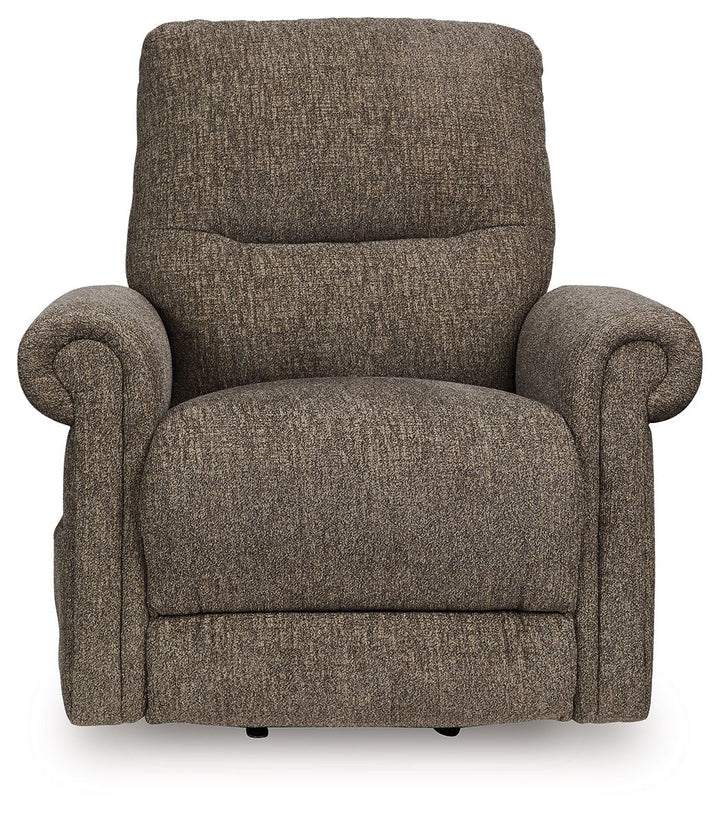 Aureta Power Lift Recliner with Heat and Massage in Next-Gen Nuvella™ Fabric - Charcoal
