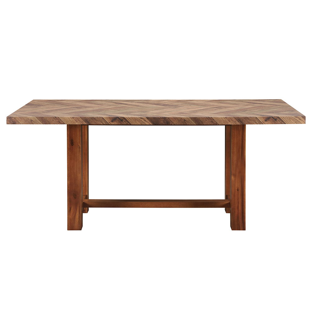 Gilsea - Dining Table - Brown Finish