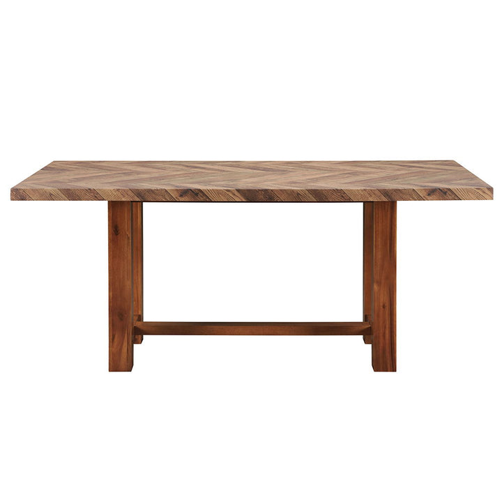 Gilsea - Dining Table - Brown Finish