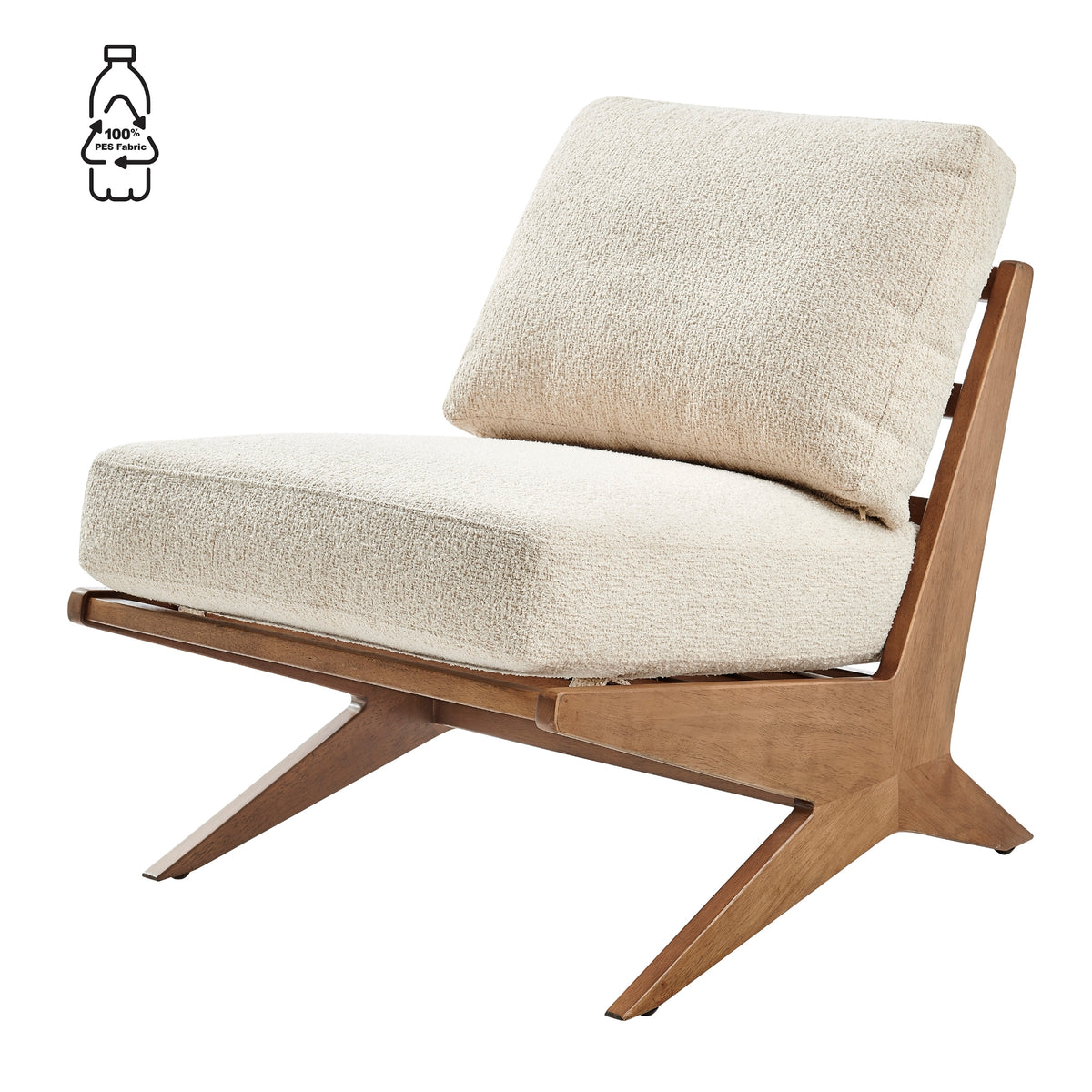 Chandler Boucle Accent Chair - Palladian Beige