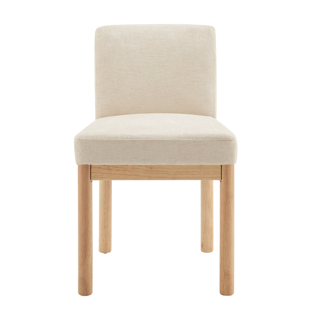 Bloomfield Chenille Low-Back Dining Side Chair - Santana Cream - view 3