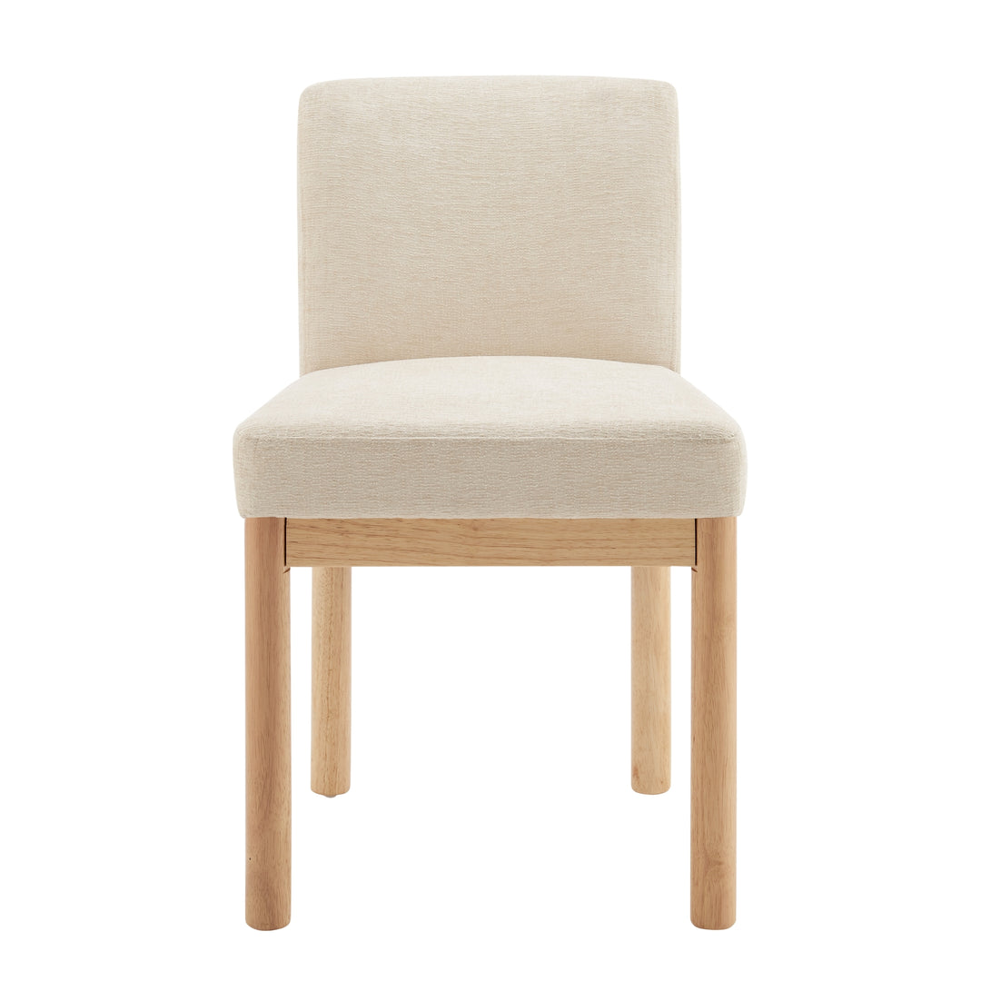 Bloomfield Chenille Low-Back Dining Side Chair - Santana Cream - view 3