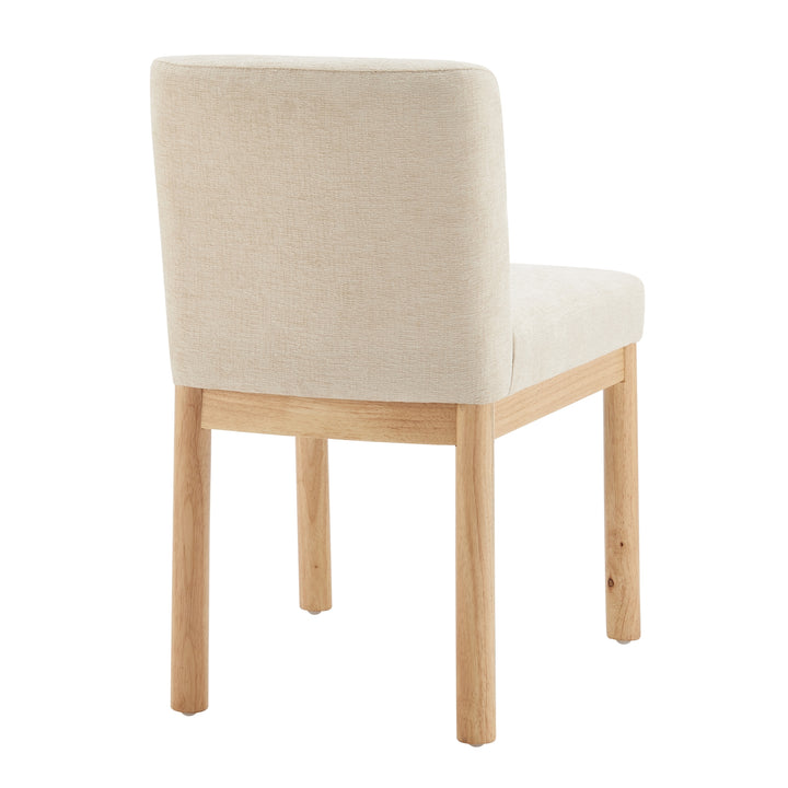 Bloomfield Chenille Low-Back Dining Side Chair - Santana Cream - view 6