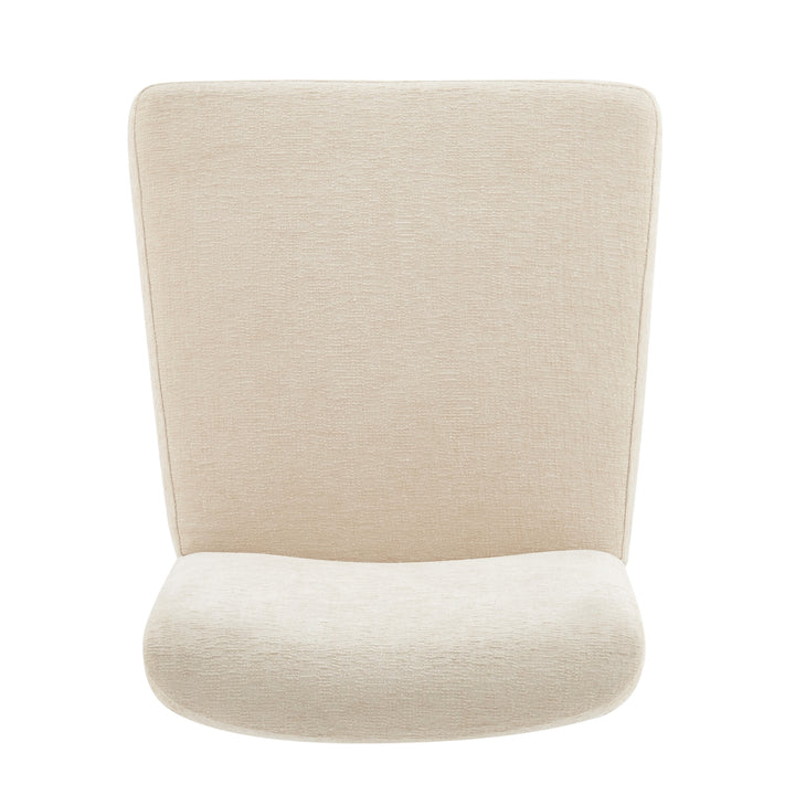 Bloomfield Chenille Low-Back Dining Side Chair - Santana Cream - view 7