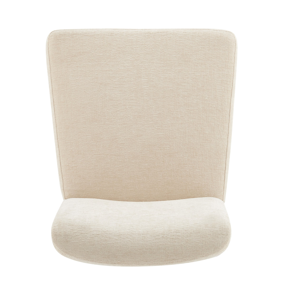 Bloomfield Chenille Low-Back Dining Side Chair - Santana Cream - view 7