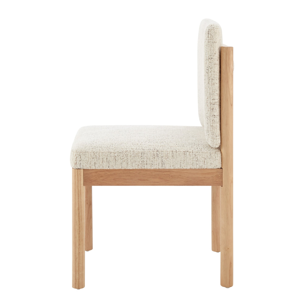 Melvin Chenille Dining Side Chair - Concord Cream - view 7