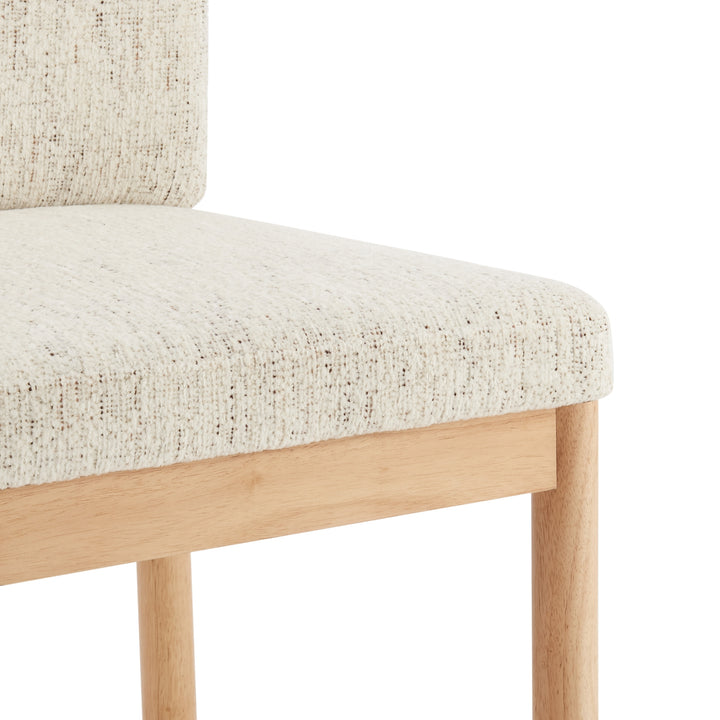Melvin Chenille Dining Side Chair - Concord Cream - view 11