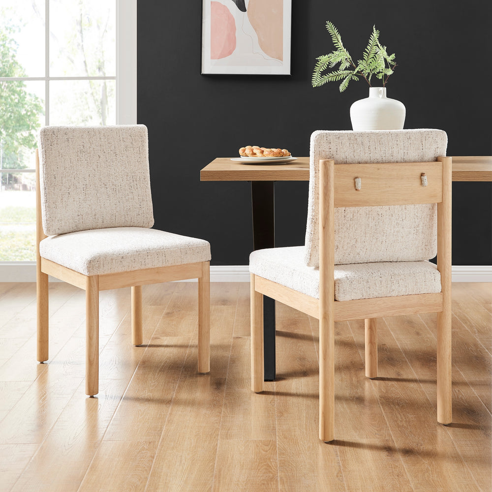 Melvin Chenille Dining Side Chair - Concord Cream - view 4