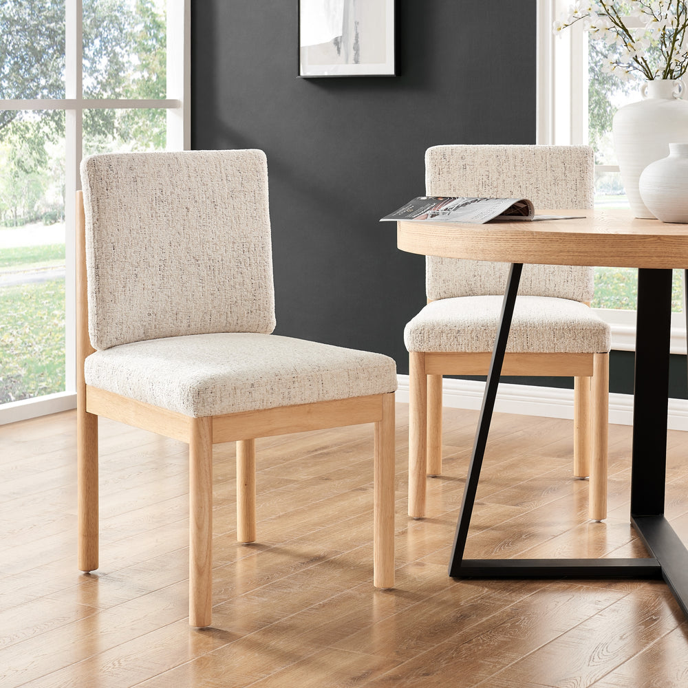 Melvin Chenille Dining Side Chair - Concord Cream - view 3