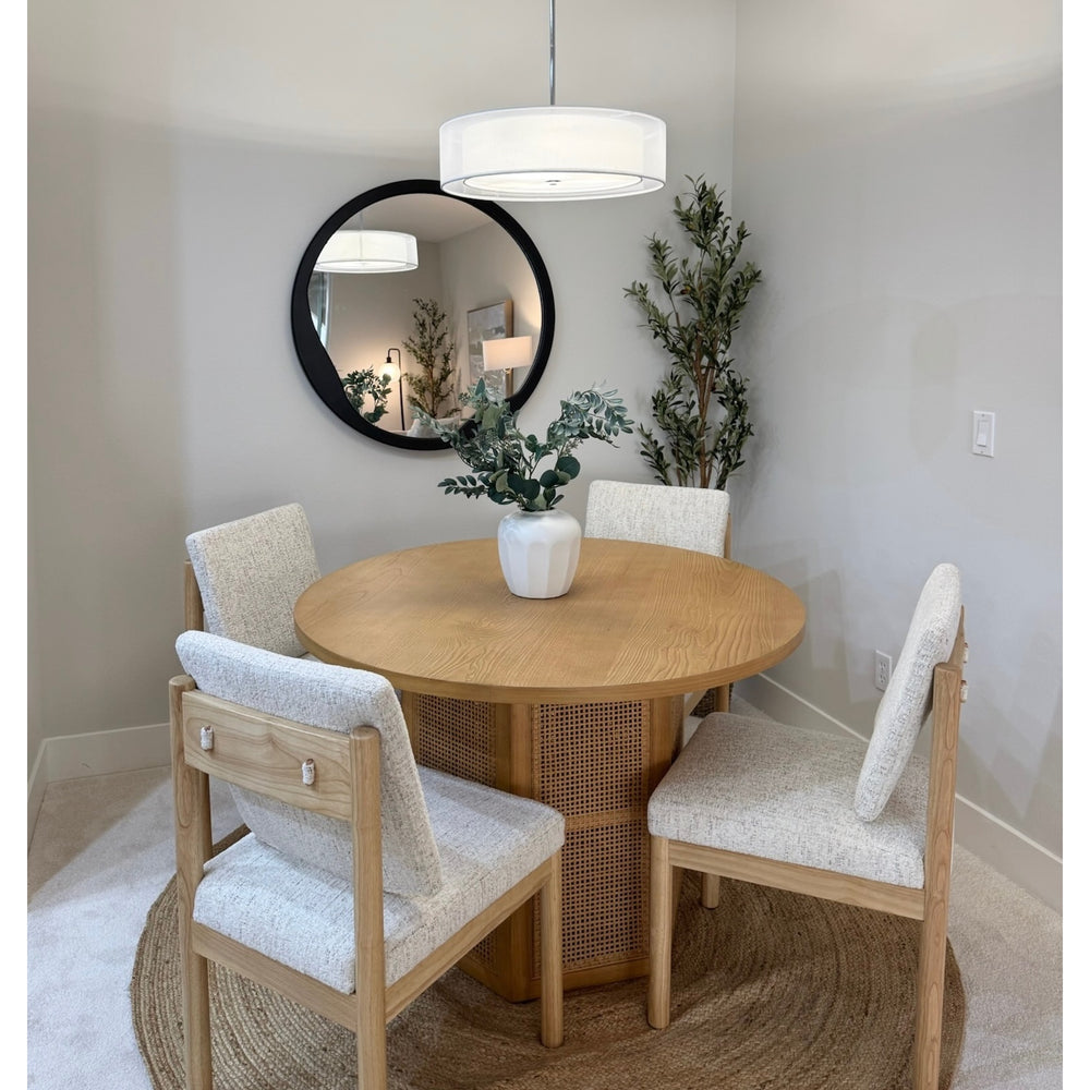 Melvin Chenille Dining Side Chair - Concord Cream - view 5